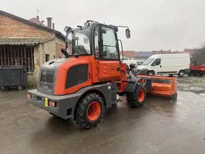 Everun ER408 0.8ton fattoria costruzione giardino idrostatico compatto mini piccola ruota log grapple loader