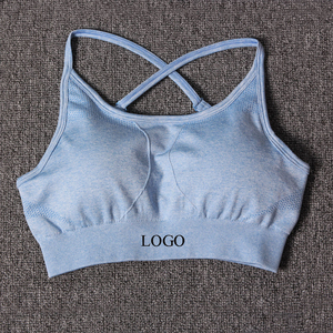New Arrivals Sports Bra With Chest <b>Pad</b> Sexy <b>Back</b> Yoga Suit Gathered Gym Suspender Bra Athletic Tank Tops for Women - Product Image 6