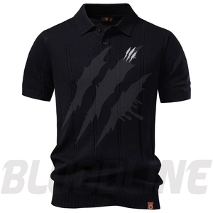 Camisa Formal de Manga Corta de Algodón para Hombre BLOODLINE INTERNATIONAL, Transpirable, de Color Sólido, con Cierre Frontal, Corte Regular - Product Image 1
