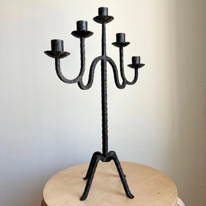 Latest Decorative Iron <b>Candelabra</b> Black Finished for Wedding Party Living Room Interior Decorations Floor <b>Candelabra</b> - Product Image 5