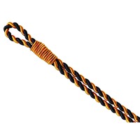 Cordon de macramé personnalisé bleu roi et or, torsadé à 3 brins, enduit, haute ténacité, pour uniforme de cérémonie