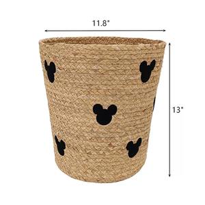 Cesta de Jacinto de Agua con Cabeza de Mickey, Cesta de Almacenamiento Hecha a Mano, Venta al por Mayor, Ecológica, Hecha en Vietnam - Product Image 3
