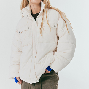 2024 femmes chaud long manteau hiver épaissi à capuche bouffant coton prix de gros et meilleure qualité - Product Image 3