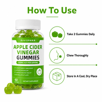 Gummies au vinaigre de cidre de pomme Marque privée Sans gluten Soutien immunitaire naturel Gestion du poids Santé digestive Métabolisme