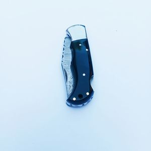 Nuevo diseño personalizado hecho a mano al aire libre Camping caza cuchillo de bolsillo plegable supervivencia cuchillo plegable con cuerno de toro negro - Product Image 6