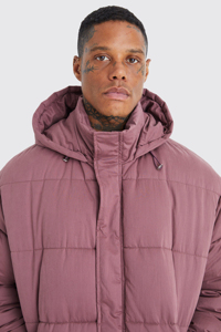 Veste matelassée en nylon froissé à logo personnalisé Lupin Felt Good Selling, coupe ample, coupe-vent, chaude, pour l'hiver, pour l'extérieur, pour hommes, 2 côtés - Product Image 3