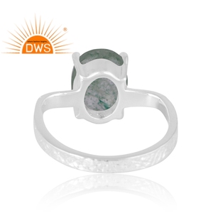 Conception à la main 925 argent Sterling naturel vert fraise Quartz bague en pierres précieuses bijoux personnalisés pour les femmes cadeau pour elle - Product Image 2
