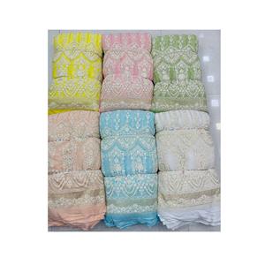 Vente en gros d'usine Tissu de travail Lucknowi Georgette en viscose rayonne pour usage vestimentaire offert au prix en vrac Fournisseurs du monde entier exportateurs - Product Image 1