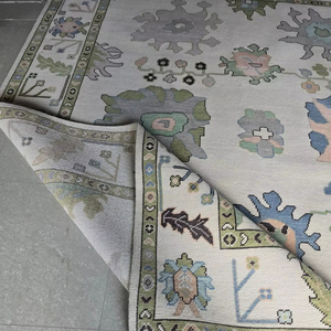 Oushak พรมพรมขนาด12X15ขนาด12X ชุดพรมสำหรับห้องนั่งเล่น - Product Image 2