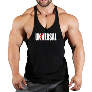 Camiseta Deportiva sin Mangas para Hombre, para Gimnasio, Ejercicio Muscular, Ecológica, de Spandex/Poliéster, Alta Calidad, con Logotipo Personalizado, al por Mayor - Product Image 3