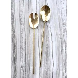 High Quality Gold Plated <b>Spoon</b> <b>Fork</b> <b>Set</b> with New Unique Design Luxury Stainless Steel Flatware for Wedding - Product Image 1