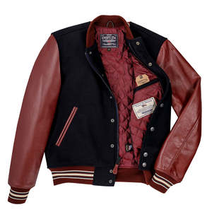 เสื้อแจ็กเก็ตปักลายสำหรับฤดูหนาวแบบพรีเมี่ยมแขนยาวผ้าโพลีเอสเตอร์ระบายอากาศได้ดีแขนยาวเสื้อเบสบอล - Product Image 4