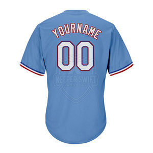 New Design Men High Quality Men Baseball Jersey Cheap Price Men Plain Dyed Baseball Jersey - Product Image 6