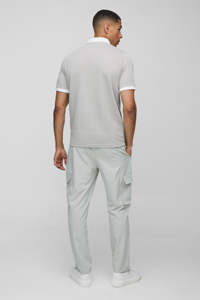 Polos de hombre en blanco con diseño personalizado, camisetas polo informales de manga corta de algodón 100% lisas con logotipo bordado OEM de alta calidad. - Product Image 6