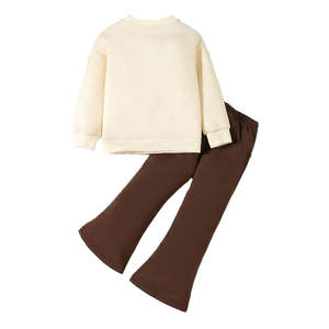 2025 venta al por mayor etiqueta personalizada niños conjuntos ropa niños sudadera Jogger conjuntos cómodo verano chándal - Product Image 3