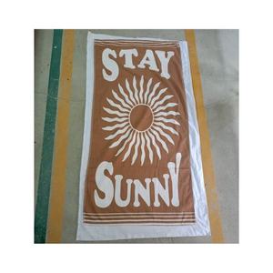 Juegos de toallas de cocina de Golf de algodón Jacquard hechos a mano, diseño Simple atractivo, patrón de contorno de barco, sublimación cosida a mano - Product Image 6