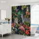 Custom Printed Shower Shower <b>Curtain</b> for Bathroom Waterproof Polyester <b>with</b> <b>Hooks</b> - Product Image 1