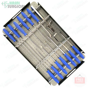 Herramientas de Artroscopia Manual de Acero Inoxidable de Primera Calidad para Ortopedia, Certificadas por la CE, Juego de Reconstrucción de Rodilla para Cirugía de LCA y LCP - Product Image 5