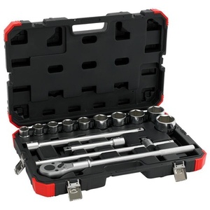 Jeu de clés à douilles GEDORE RED 14 pièces R7800 4014, entraînement 3/4 pouces, 22-50 mm, avec 24 dents, 6 points, outil durable et polyvalent - Product Image 5