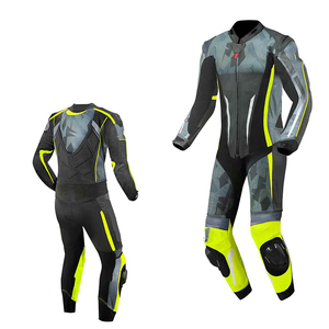 Traje de moto de alta calidad OEM, traje de cuero de moto personalizado, traje de carreras de moto de clasificación superior - Product Image 1