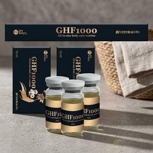 Ginseng Rojo Coreano GHF1000, Set de 3 Botellas de 10 ml, Extracto de Ajo Fermentado Patentado, Polifenoles, Extracto de Plantas, Grado Alimenticio, Cuidado de la Salud - Product Image 1