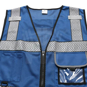 Gilet de sécurité réfléchissant en polyester et coton respirant pour le travail en hiver, logo personnalisé, personnalisable, très résistant - Product Image 4