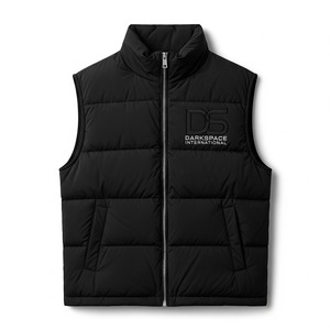Gilet matelassé sans manches décontracté pour homme, fermeture éclair, col rond, respirant, toile, coupe-vent, vêtements d'extérieur d'hiver, service OEM - Product Image 3