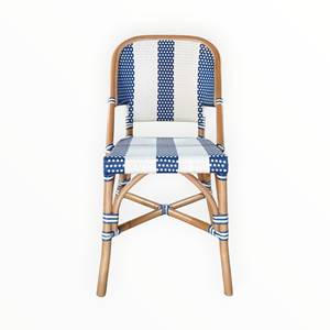 Chaise de bistrot durable de style industriel antique en rotin, mobilier d'extérieur pour la maison et l'hôtel - Product Image 6