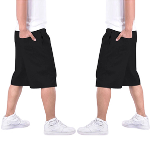 Pantalones cortos holgados de verano de algodón 100% para hombre recién llegados con una tela cómoda y transpirable con un diseño clásico disponible - Product Image 2
