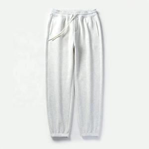 กางเกงวอร์มผู้ชายผ้าคอตตอนผ้าโพลีเอสเตอร์น้ำหนักเบาฟอกสีเข้มขาตรงนุ่มแบบเรียบ - Product Image 1