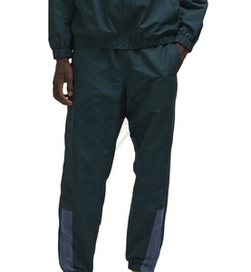 Survêtement personnalisé à couleur bloquée, coupe et couture pour hommes, coupe-vent, veste zippée et jogging, ensemble Patchwork, survêtement en nylon pour hommes - Product Image 4