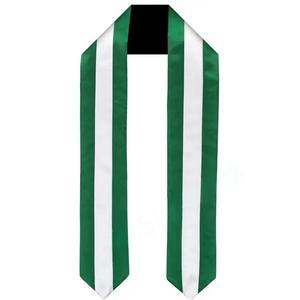 Estolas de Graduación Blancas Lisas de 72 Pulgadas para Adultos, Sublimables, Colores Personalizados, Logotipo, 100% Poliéster para Uso Escolar, Venta al Por Mayor - Product Image 4