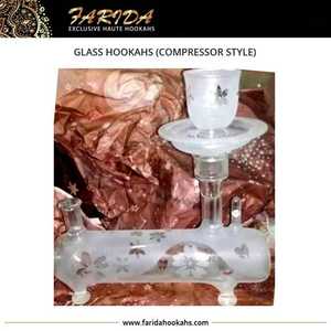 Cachimbas de vidrio soplado a mano egipcias de lujo personalizadas, estilo compresor de alta calidad con diseño único, Shisha con acabado de laca colorida - Product Image 4