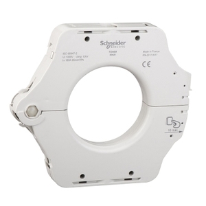 Sensore di Corrente Toroidale Divisibile SCHNEIDER ELECTRIC 50420 OA, Diametro Interno 80mm, Corrente Nominale 160A per Vigirex Vigilhom - Product Image 1