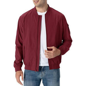 Chaqueta de bombardero para hombre, cortavientos ligero con estilo informal, chaquetas de jugador de moda para primavera y otoño, abrigo activo ajustado, prendas de vestir exteriores - Product Image 2
