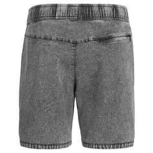 Custom Made <b>Men's</b> Medium Washed Canvas Straight <b>Jeans</b> Shorts Breathable Lightweight 100% Cotton Mid Waist Streetwear Casual - Product Image 4