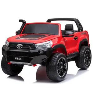 Toyotas Hilux License Ride On Car 24V Kide Electric Car Sale Vỏ Hộp Xe Tải Pickup Thủ Công Giường Nhôm BESTWYLL