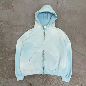 Custom Logo <b>Men's</b> Streetwear High Quality acid washed Oversize Drop Shoulder Hoodies Heavyweight cotton Fleece <b>Men's</b> Hoodies - Product Image 5