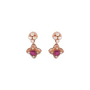 Bijoux de mariée classiques Gajaah, ensemble de boucles d'oreilles en argent sterling 925 pour femmes, mariage, fête, usage quotidien - Product Image 2