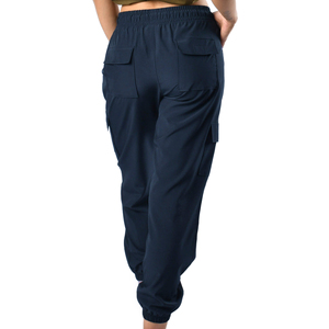 Nueva llegada en blanco mujeres Jogger pantalones de chándal 100% algodón de longitud completa 6 bolsillo Casual Wear Running Jogger pantalones para mujer - Product Image 4