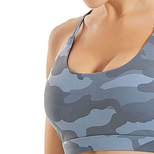 Soutien-gorge de sport de yoga mince de nouveau style de haute qualité avec logo avant de coussin de poitrine amovible à soutien élevé pour les femmes à bas prix - Product Image 2