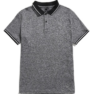 Best Selling <b>High</b> Quality Turn Down <b>Collar</b> Polo <b>Shirts</b> <b>Men</b> Cotton Sport 2 Half Button Polo <b>Shirt</b> - Product Image 1