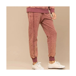 Traje de Jogger ajustado de nailon a rayas con logotipo personalizado, conjunto de ropa de entrenamiento para hombre de algodón 100% con cremallera, chándal de talla grande para invierno - Product Image 6