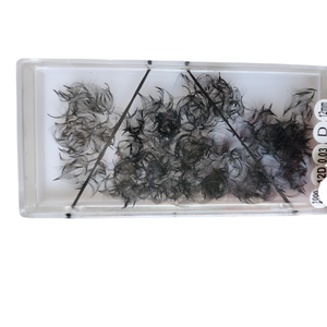 Nuevas Extensiones de Pestañas Coreanas de Fibra PBT Sintética, Volumen Completo, 12D/1000 Fans/Caja, 0.03mm, Pestañas Sueltas Hechas a Mano, Fáciles de Aplicar - Product Image 1