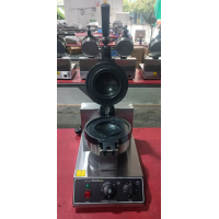 Kitchbox Appareil à hamburgers UFO industriel et commercial en acier inoxydable avec revêtement en fluoropolymère Dupont à 3 couches et poignée spirale mains libres - Product Image 3