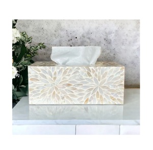 New Classic Design Decorative <b>Tissue</b> <b>Box</b> Highest Quality Natural Mother of Pearl <b>Tissue</b> <b>Box</b> for Hot Selling Table <b>Tissue</b> <b>Holder</b> - Product Image 6