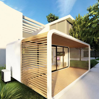 Cabane Apple, Cabane Apple, conteneur habitable de 40 pieds, utilisation hôtelière, panneau sandwich, design moderne, caractéristique respirante, installation facile, extérieur