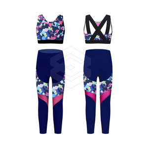 Entrenamiento hecho a medida Nueva llegada Yoga Set para mujeres Mejor precio Bajo Moq Material Yoga Set - Product Image 3