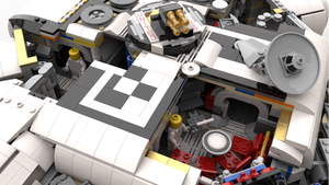 อาคารไฮเทคอิฐ Moc USS ศตวรรษไข่-พันปี-ฟอลคอนแรงบันดาลใจยานอวกาศทดลอง - Product Image 5