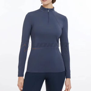 Chemise d'équitation de tous les jours avec construction légère respirante sans couture confort couches de base femmes équitation couches de base - Product Image 1